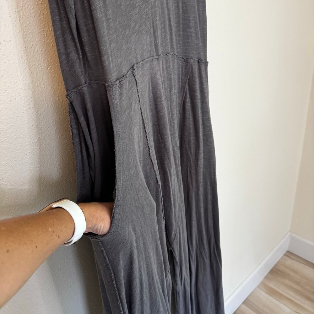 Intimately Free People Women's Sz S Boho Homebody Romper Jumpsuit Vintage Gray - Picture 5 of 13